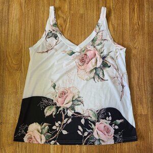 Floral tank top XL-A102